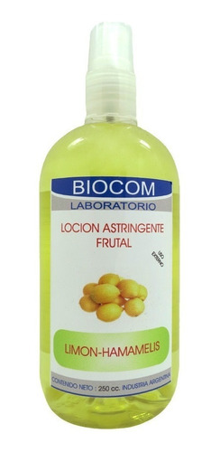 Locion Astringente Frutal Limon - Hammamelis X 250cc- Biocom