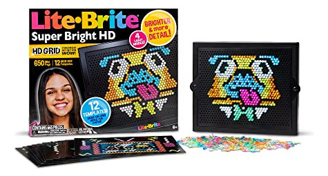 Lite-brite Super Bright Hd - ¿pantalla Retro Iluminada Crea