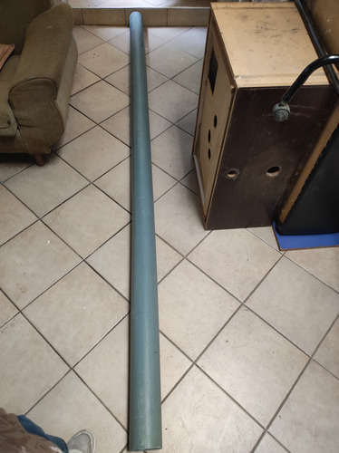 Tubo De Pvc De 4 Pul Electricidad Uniteca Gris 3 Mts (Usado)