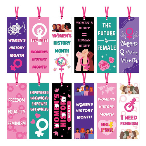 120pcs Mes De Historia De Mujer Bookmarks I Need Femini...