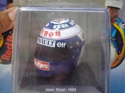 Coleccion Cascos F1. Alain Prost 1993. Nuevo 