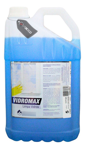 Vidromax Limpa Vidros Premium 5l Cleaner