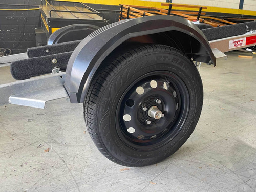 Carretinha Para Jet Ski Galvanizada Com Eixo Torção Mariner