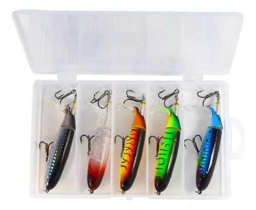 5 Piezas Fishing Señuelos Señuelos De Pesca Cebos 10 Cm