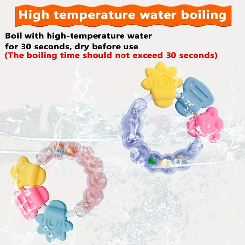 Nn Juguetes De Silicona Para Bebés Rattle Teether