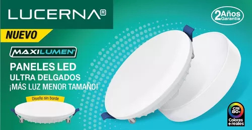 Panel Led P/empotrar Circular Alta Potencia 24w 6  6.500k 