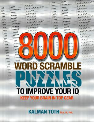 Libro 8000 Word Scramble Puzzles To Improve Your Iq - Tot...