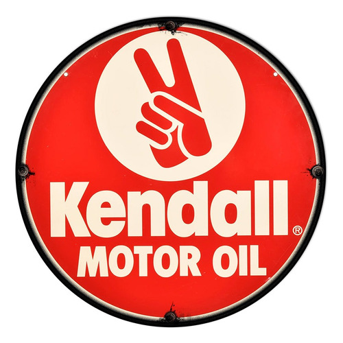#412 - Cuadro Decorativo Vintage / Garage Auto Kendall Oil 