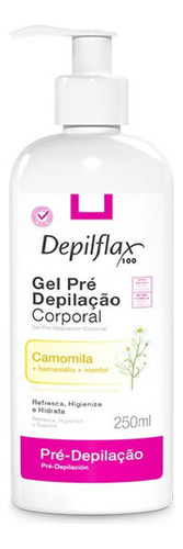 Gel Pré Depilação Corporal Depilflax Camomila 250ml