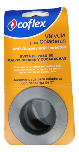 Válvula Anti Olores Y Anti Cucarachas Para Centro Piso