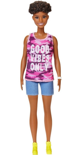 Muñeca Barbie 30cm Fashionista #128 Mattel Ghp98