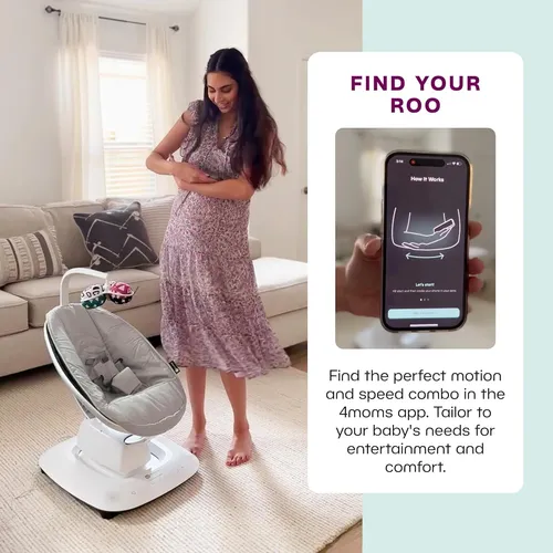 4moms Mamaroo - Columpio Para Bebé Multimovimiento,
