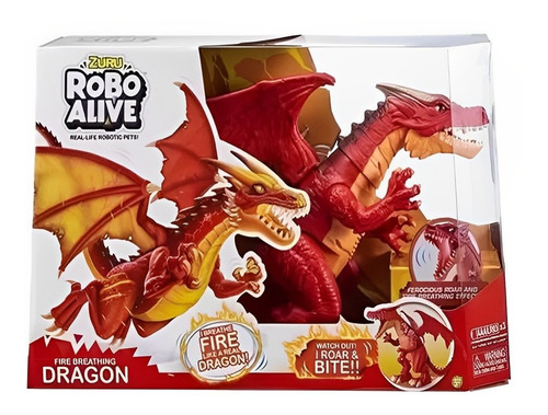 Robo Alive Dragon Red Fire Breath 1112 - Candido