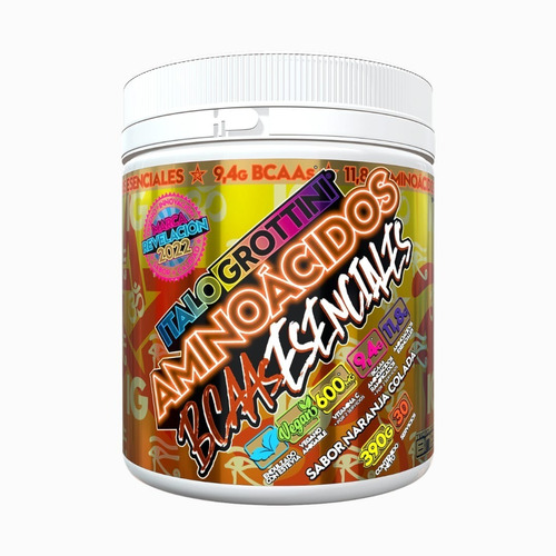 Aminoacidos Bcaas Esenciales - 360gr - Naranja Colada