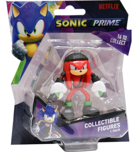 Figura Nudillos Knuckles Renegado Sonic Prime 6,5cm 