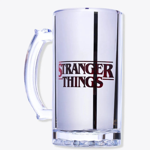 Imagem 2 de 4 de Caneca Chopp Eletrostática Stranger Things | Metalizada