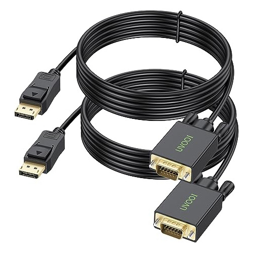 Cable Vga 10 Ft, 2-pack Dp A Vga