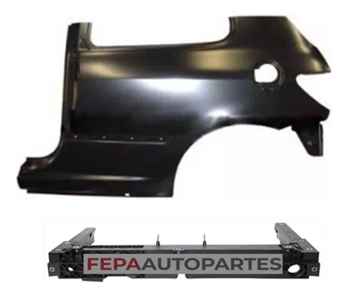 Guardabarro Trasero Peugeot 307 2006 / 2012 3 Puertas