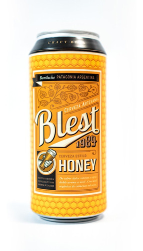 Cerveza Blest Honey Lata X 473cc