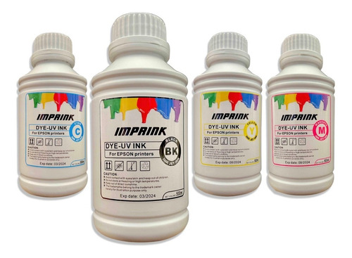 6 Tinta Dye Para Epson Ecotank Premium 500 Ml Envio Incluido