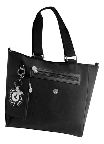 Set Bolsa Y Monedero Negro Holly Land 2308 Chica Casual