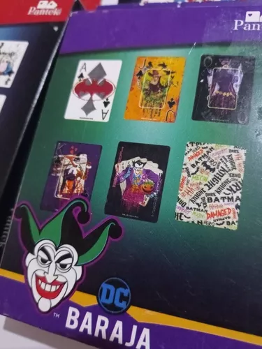 Baraja D Poker Original Joker Guasón Batman Dc Cartas Payaso