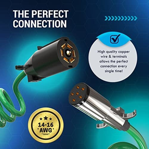 Latch Kit De Cables De Remolque Rv De 7 A 6 | V2.0 | Cable D