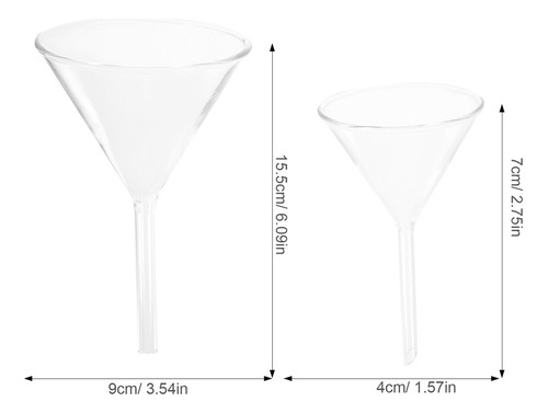 Juego De Embudos De Vidrio Glassware Laboratory, Tarros De C