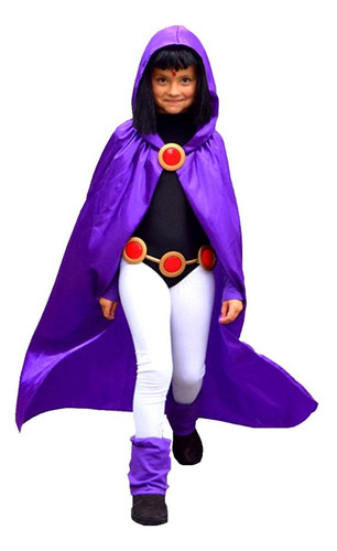 Vestido Raven Titan Disfraz Deluxe Para Niñas, Para Niños Y