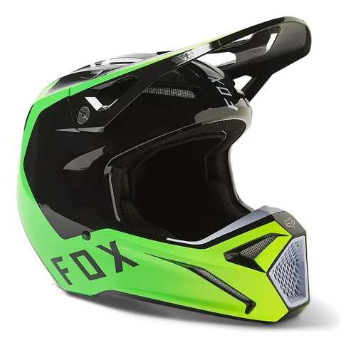 Casco Para Moto Fox Racing Men's Motoc Color Negro) Talla  X