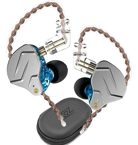 Audifonos Kz Zsn Pro 4 Drivers P/ Musicos Hibridos + Estuche