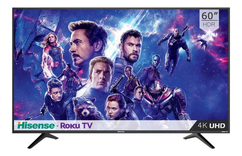 Pantalla Smart Hisense 60 Pulgadas Roku 4k Led Hd 60r6e /e (Reacondicionado)