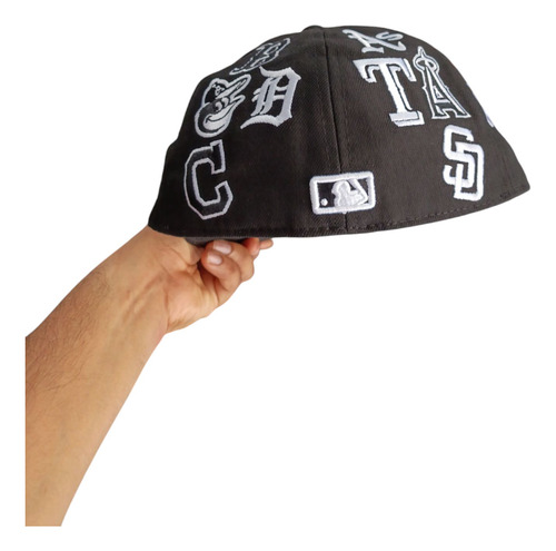 Gorra 59fifty All Over Edición Especial B/n Negro 7