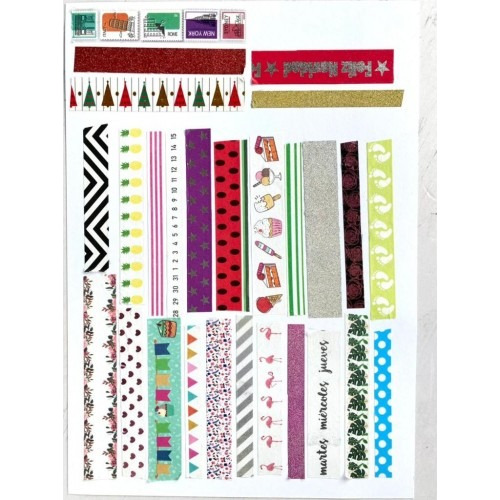 Cinta Scrap Autoadhesiva Washi Tape Papel Modelos Del Tomate