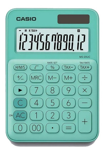 Ms-20uc-gn - Calculadora Casio De Escritorio 12 Digit