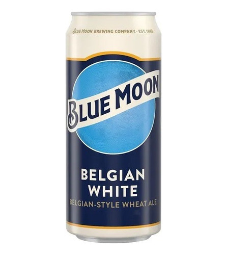 Cerveza Importada Blue Moon Belgian White 473ml Lata