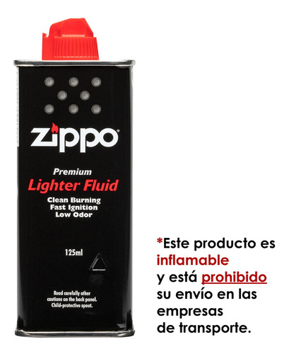 Imagen 2 de 10 de Pack Bencina Zippo + 6 Piedras Zippo + Mecha Zippo