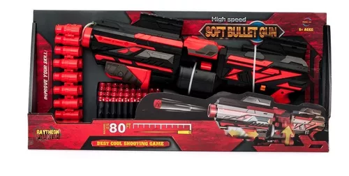 Lançador Automático Estilo Nerf Com 40 Dardos sniper 7016