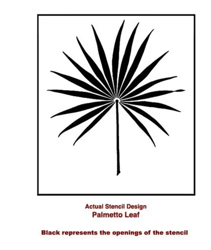 Palmetto Leaf Stencil