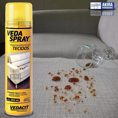 Spray Impermeabilizante Vedacit Vedaspray Tecido Banco Sofa | MercadoLivre