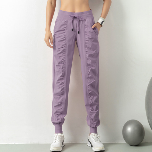 Pantalones-mujer Pull-on Engressed Denim Joggers Elástico Wa 