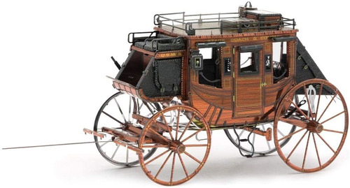 Kit De Modelo 3d Fascinations Wild West Stagecoach, Miniatur