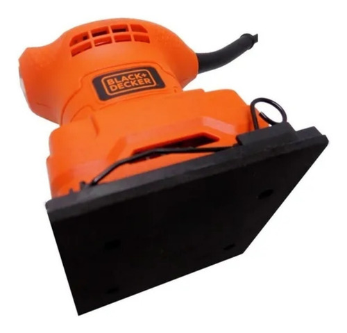 Lijadora profesional orbital Black+Decker BS200 naranja 50Hz 200W 220V