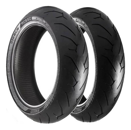 Pneu Pirelli Rosso Ii 120/70zr-17+190/55zr-17 75w Tl 58w