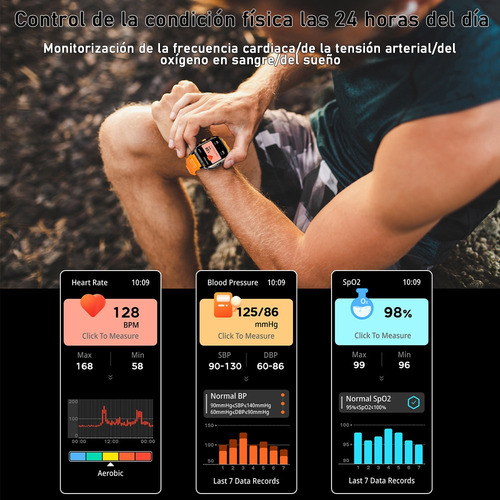 Reloj Inteligente 1.95 Bluetooth Llamada Hombre Smart