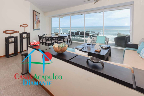 Imagen 2 de 14 de Cad Ocean Front 602. Terraza Con Vista Frontal Al Mar