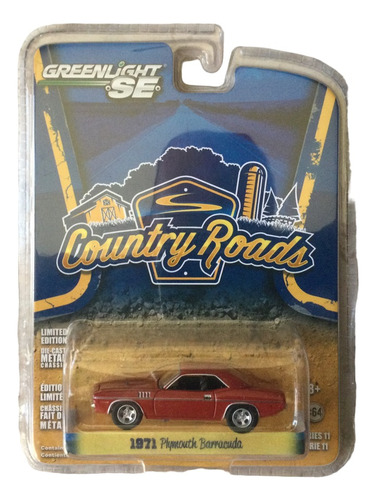 Greenlight Country Roads S11 1971 Plymouth Barracuda