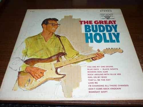 Buddy Holly The Great Vinilo Americano Primera Edici Jcd055