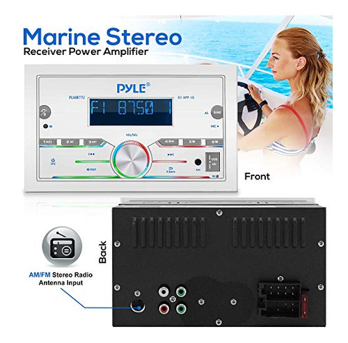 Receptor De Radio Marino 300w De Doble Din | Sistema ...