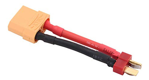 Pack De 3 Adaptadores Xt90 Con Conectores T Plug 12awg